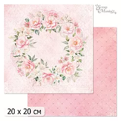 20х20 Бумага "Цветочный вернисаж. Розовый. Дизайн 3" (ScrapMania) 20х20 Бумага "Цветочный вернисаж. Розовый. Дизайн 3" (ScrapMania)