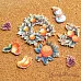 Набор тканевых высечек "Снежинки-мандаринки", 31 шт (ScrapMania) Набор тканевых высечек "Снежинки-мандаринки", 31 шт (ScrapMania)