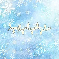 Чипборд "Новогодний 206", 9х3 см (Ромалетта) Чипборд "Новогодний 206", 9х3 см (Ромалетта)