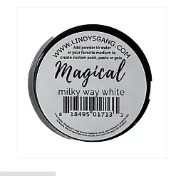 Сухая краска сияющая "Milky Way White" (Lindy's)