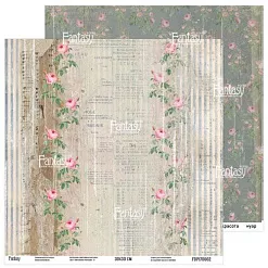 Бумага 30х30 см "Винтажная рапсодия 2" (Fantasy)