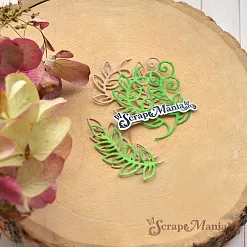 Нож "Растительные завитки. Ветренные", 5х5 см (ScrapMania)