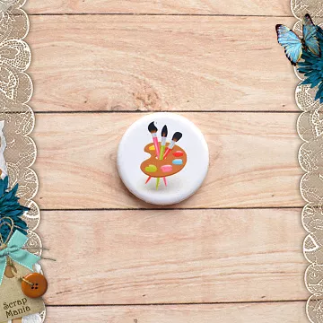 Фишка "Школьная пора. Палитра" (ScrapMania)