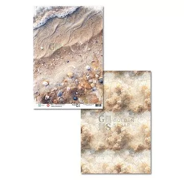 Бумага А4 "Египетская сила. Волн поцелуи" (Golden Scrap)