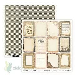 Набор бумаги 20х20 см "Archivalia", 12 листов (ScrapBoys)