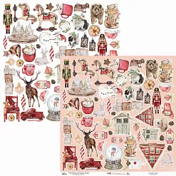 Бумага 30х30 см "The Christmas Time. Для вырезания" (Alchemy of Art)