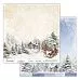 Бумага 30х30 см "Зима с ароматом чуда 05" (Ромалетта)
