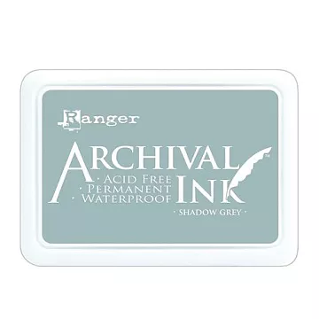 Водостойкая перманентная подушечка Archival Ink Shadow grey Серая (Ranger)