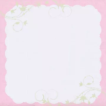 Веллум 30,5х30,5 "Босоногое счастье. Розовая рамочка" (Mr.Painter)