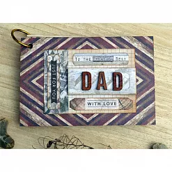 Набор деревянных украшений "Elements Wood. Открытки" (DoCrafts)