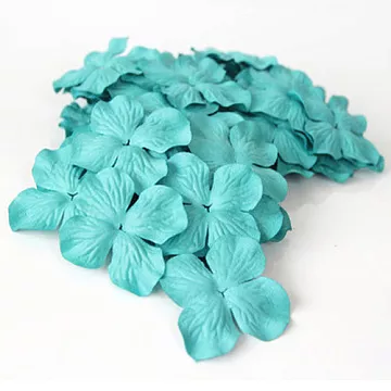 Набор больших гортензий "Темно-бирюзовые", 10 шт (Craft)