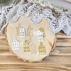 Нож "Домики 1691", 3,9х2,2 см (Fantasy)