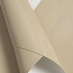 Отрез экокожи А4 "Лаковый. Бежевый"