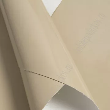 Отрез экокожи А4 "Лаковый. Бежевый"