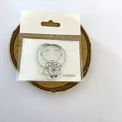 Штамп "Катюша с чайничком" (Скрапклуб) Штамп "Катюша с чайничком" (Скрапклуб)