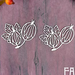 Чипборд "Крыжовник 2495", 4,6х6 см (Fantasy)