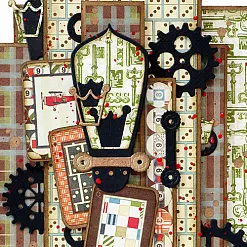 Нож для вырубки "Стимпанк. Составная лампочка" (Fantasy)