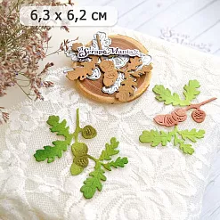 Нож "Дубовая роща. Веточка", 6,3х6,2 см (ScrapMania)