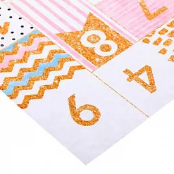 Бумага с глиттером 29х30,5 см "Календарь" (АртУзор)