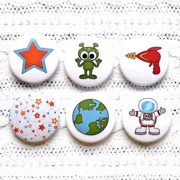 Набор фишек "Космические приключения. Земля" (ScrapMania)