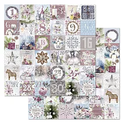 Бумага "Новогодние гномы. Адвент-календарь" (ScrapMania)