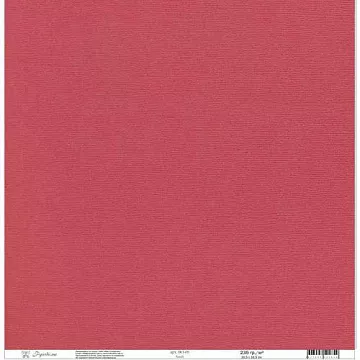 Кардсток текстурированный 30х30 см, фламинго (Рукоделие)