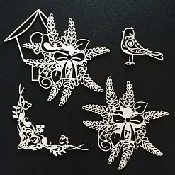 Набор украшений из чипборда "Красота" (Fleur-design)