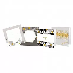 Набор для создания мини-открыток "Geometric. Моно" (DoCrafts)