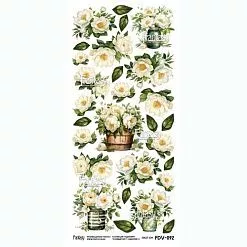 Тканевый лист 13х27 см "Идиллия 1" (Fantasy) Тканевый лист 13х27 см "Идиллия 1" (Fantasy)