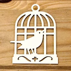 Украшение из чипборда "Клетка 8" (Просто небо)