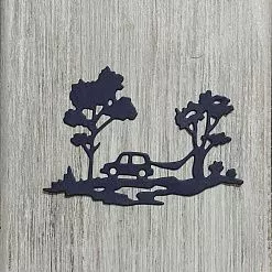 Нож "Отдых на природе", 5,5х7,7 см (ArtScrap)