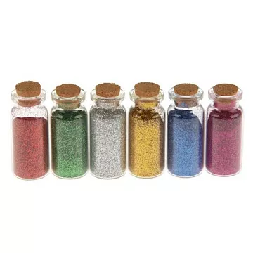 Набор глиттера "Хлопья-блеск", 6 шт