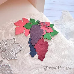 Нож "Виноград" 5,8х4,1 см (ScrapMania) Нож "Виноград" 5,8х4,1 см (ScrapMania)