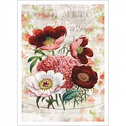 Тканевая карточка "Летнее счастье. Бархатная нежность" (ScrapMania)