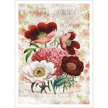 Тканевая карточка "Летнее счастье. Бархатная нежность" (ScrapMania)