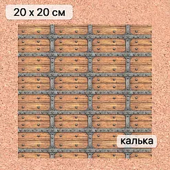 Калька 20х20 см "Лукоморье 02", плотность 110 гр/м2 (ScrapMania) Калька 20х20 см "Лукоморье 02", плотность 110 гр/м2 (ScrapMania)