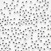 Набор бусин "Звездочки. Круглые черно-белые", 7 мм, 10 гр