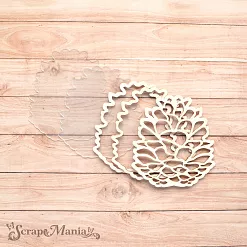 Чипборд "Новогодние традиции. Шейкер. Шишка. Маленькая" (ScrapMania) Чипборд "Новогодние традиции. Шейкер. Шишка. Маленькая" (ScrapMania)