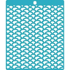 Трафарет "Чешуя", 14х16 см (CraftStory)