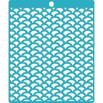 Трафарет "Чешуя", 14х16 см (CraftStory)