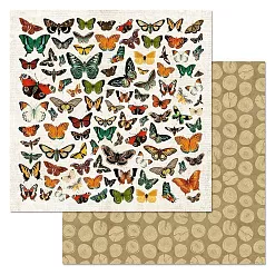 Набор бумаги 20х20 см "Заповедник", 12 листов (ScrapMania)