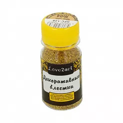 Наполнитель для шейкера "Блестки. Светлое золото", 20 гр (Love2art)