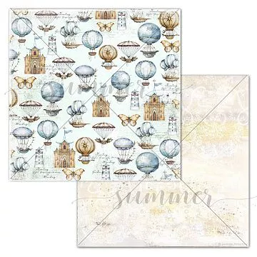 Бумага 30х30 см "Облачный атлас. За облаками" (Summer Studio)