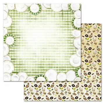 Бумага "Рецепты старого буфета. Накрывая стол" (ScrapMania)