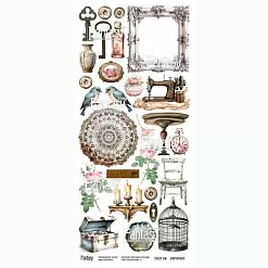 Бумага 13х27 см "Винтажная рапсодия 3" (Fantasy)