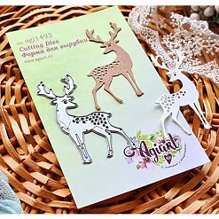 Нож для вырубки "Пятнистый олень" (AgiArt)