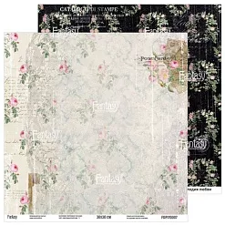 Бумага 30х30 см "Винтажная рапсодия 7" (Fantasy)