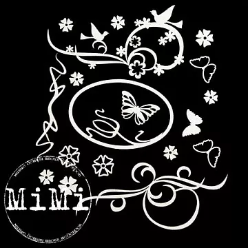 Набор украшений из чипборда "Весна. Обновление" (MiMi Design)