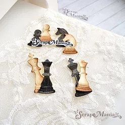 Нож "СССР. Шахматные фигуры", 2,2х4,5 см (ScrapMania)