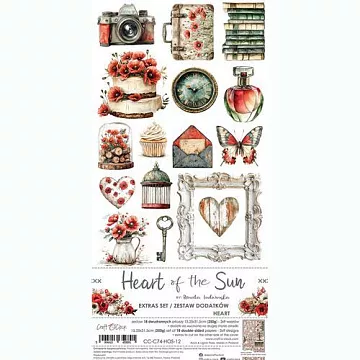 Набор бумаги 30х15 см "Heart of the sun. Emotions", 18 листов (CraftO'clock)